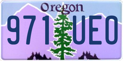 OR license plate 971UEO
