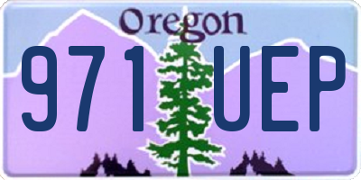 OR license plate 971UEP