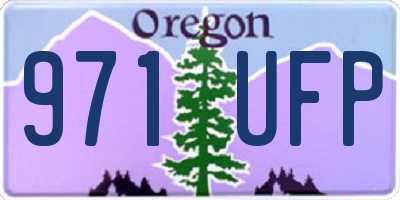 OR license plate 971UFP