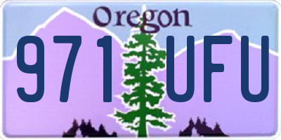 OR license plate 971UFU