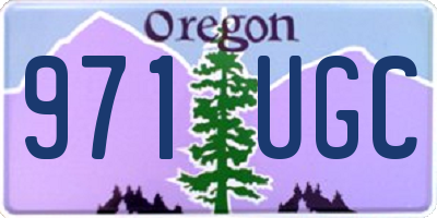 OR license plate 971UGC