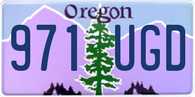 OR license plate 971UGD