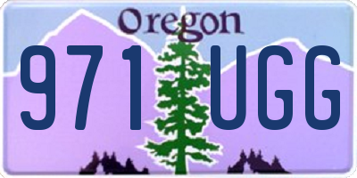 OR license plate 971UGG