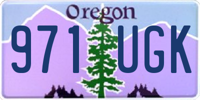 OR license plate 971UGK