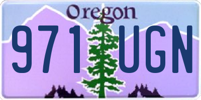 OR license plate 971UGN