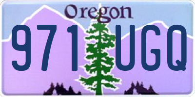 OR license plate 971UGQ
