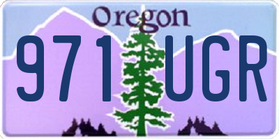 OR license plate 971UGR