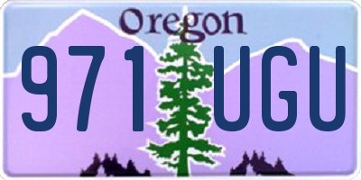 OR license plate 971UGU