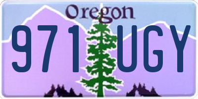 OR license plate 971UGY