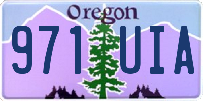 OR license plate 971UIA