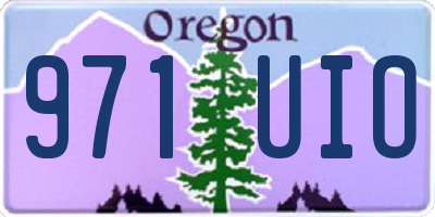 OR license plate 971UIO