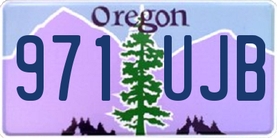 OR license plate 971UJB