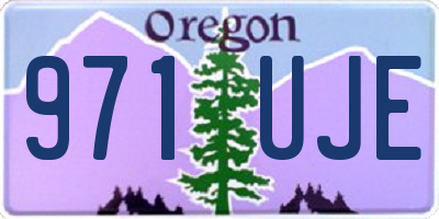 OR license plate 971UJE