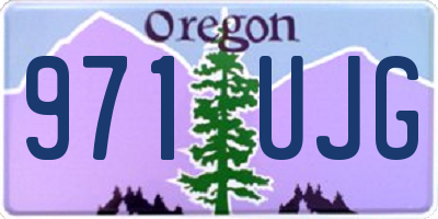 OR license plate 971UJG