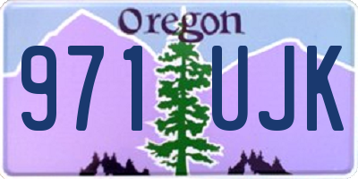 OR license plate 971UJK