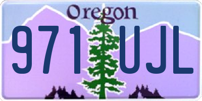 OR license plate 971UJL