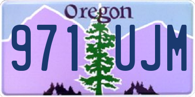 OR license plate 971UJM