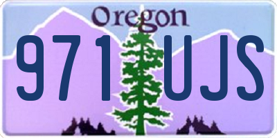 OR license plate 971UJS