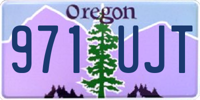 OR license plate 971UJT