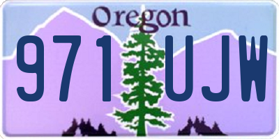 OR license plate 971UJW