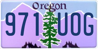 OR license plate 971UOG