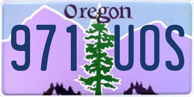 OR license plate 971UOS