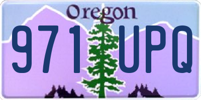 OR license plate 971UPQ