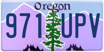 OR license plate 971UPV