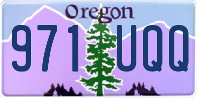 OR license plate 971UQQ