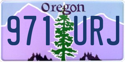 OR license plate 971URJ