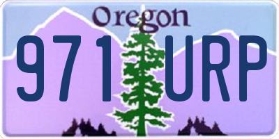 OR license plate 971URP