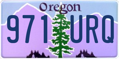 OR license plate 971URQ