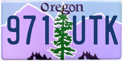 OR license plate 971UTK