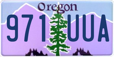 OR license plate 971UUA
