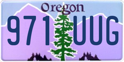 OR license plate 971UUG