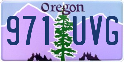 OR license plate 971UVG
