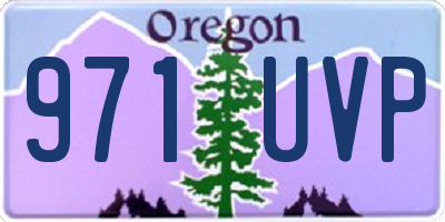 OR license plate 971UVP