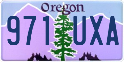 OR license plate 971UXA