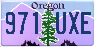 OR license plate 971UXE