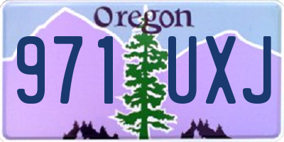 OR license plate 971UXJ