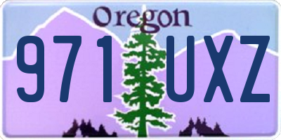 OR license plate 971UXZ
