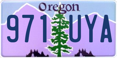 OR license plate 971UYA