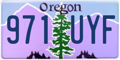 OR license plate 971UYF