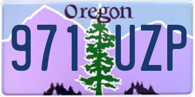 OR license plate 971UZP