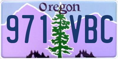 OR license plate 971VBC