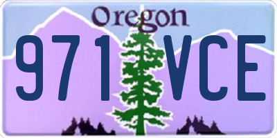 OR license plate 971VCE