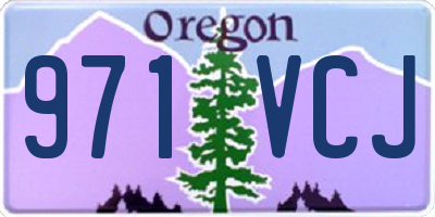 OR license plate 971VCJ
