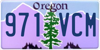 OR license plate 971VCM