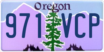 OR license plate 971VCP