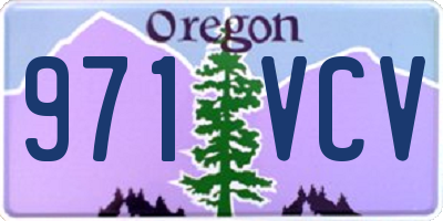 OR license plate 971VCV